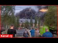 Strong fire at factory producing weapons and electrical equipment in Russia&#39;s Voronezh region