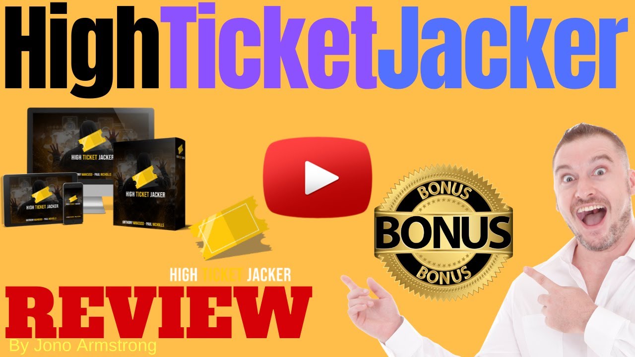 High Ticket Jacker Review⚠️ WARNING ⚠️ DON'T GET THIS WITHOUT MY 👷 CUSTOM 👷 BONUSES!!