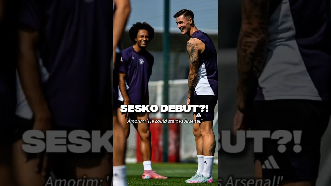 SESKO DEBUT?! 😱 Ruben Amorim: “He Could Play vs Arsenal!” 🔥 | Exclusive Training Day! 