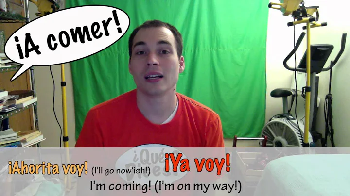 How to say "I'm coming!" in Spanish (Día 103)