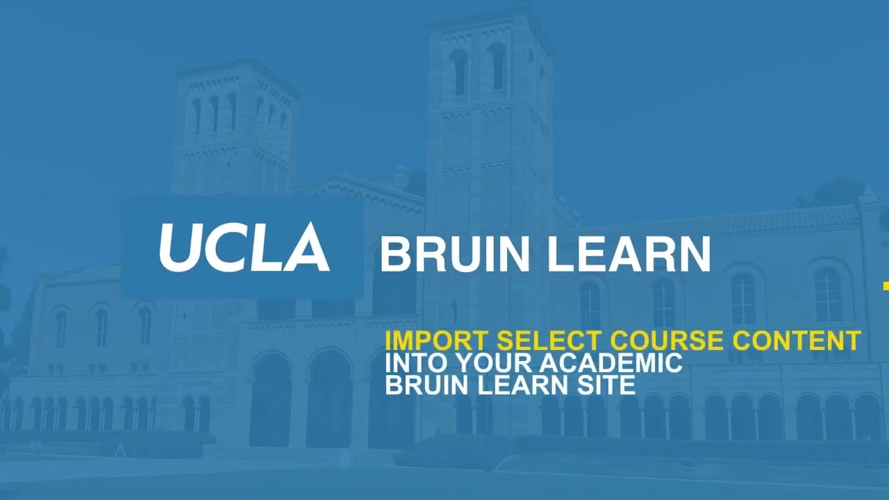 Import Select Course Content into Your Academic Course Site