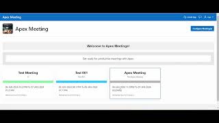 Meeting Application By Oracle APEX screenshot 1