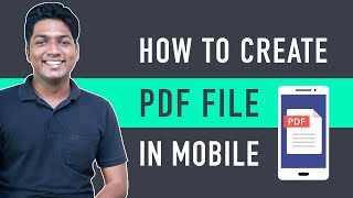 How to Create a PDF file on your Mobile screenshot 1