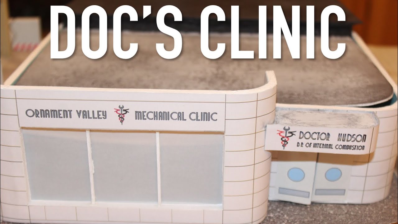 Disney Cars Doc Hudson's Ornament Valley Mechanical Clinic Custom ...