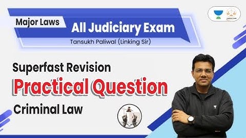 Criminal Laws | CRPC Revision | Judiciary Exams