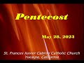 Pentecost sunday