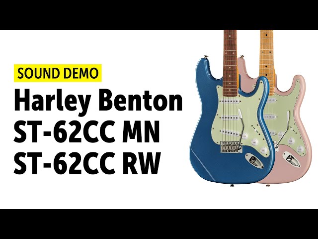 Harley Benton ST-62CC MN & ST-62CC RW - Sound Demo (no talking)