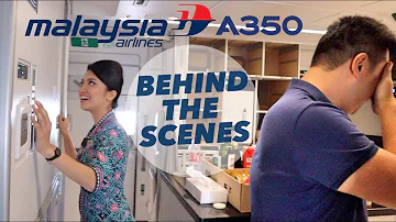 Behind The Scenes - Malaysia Airlines A350-900 Delivery Flight