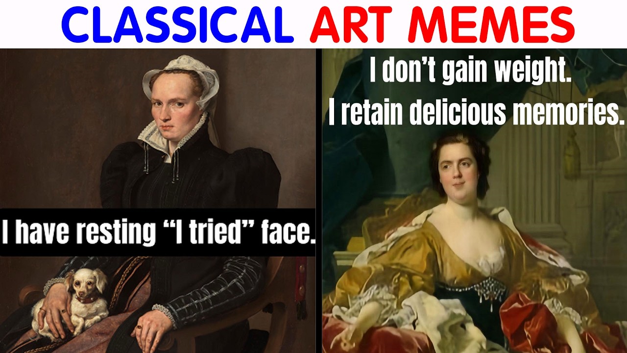 Hilarious Classical Art Memes That Deserve A Museum Of Their Own|| video compilation #88