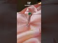 Elegance Redefined 18K Gold Jewellery With Natural Diamonds And Green Gemstones Elegance Redefined 18K Gold Jewellery With Natural Diamonds And Green Gemstones