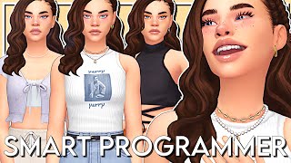 The Sims 4 | SMART PROGRAMMER 🌸 | CAS & Lookbook + CC Links
