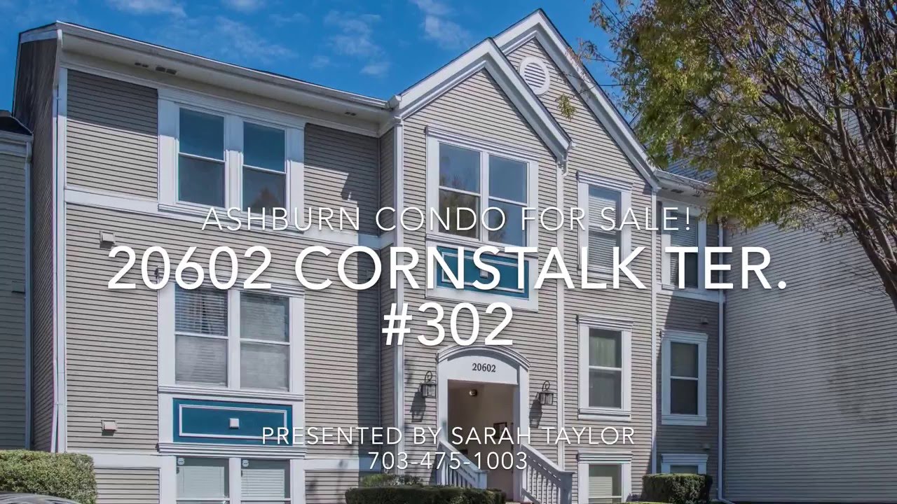 Waterfront Condo For Sale in Ashburn, VA! YouTube