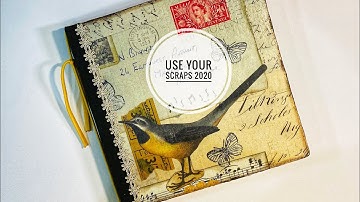 Use Your Scraps - Creating My 2020 Journal