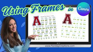 How to Use Varsity Letter Canva Frames – Easy Step-by-Step Tutorial!