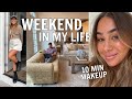 VLOG: What We Don't like About Our New House, Ikea Decor Haul, Everyday Makeup | Julia & Hunter