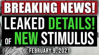 (BREAKING NEWS! LEAKED DETAILS NEW BILL) $2000 THIRD STIMULUS CHECK UPDATE & STIMULUS PACKAGE 2/8/21