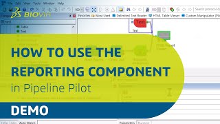 Famous How to Use the Reporting Component in Pipeline Pilot | Demo Net Worth