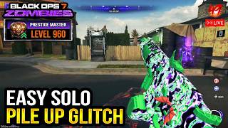 BO7 Zombies LIVE! ★ NEW GLITCH! Solo Pile Up Glitch (Round 50+)
