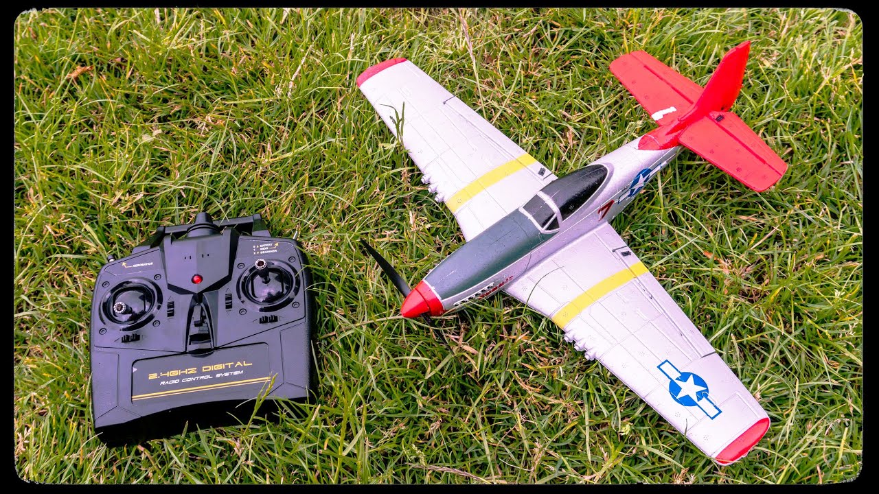 Avião profissional P-51D Mustang acrobático de controle remoto 2.4 Ghz–  Comprei de Boa