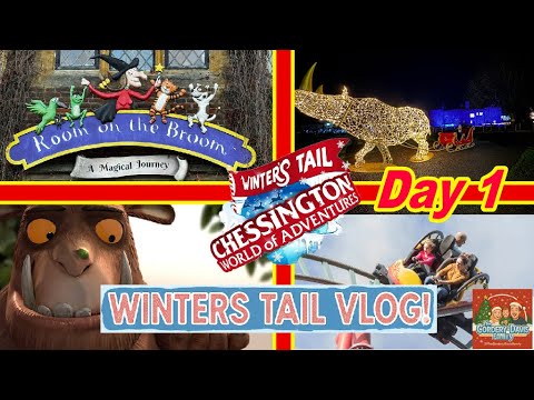 🎄 Our First Day at Chessington World of Adventures | Family Vlog, Rides ...