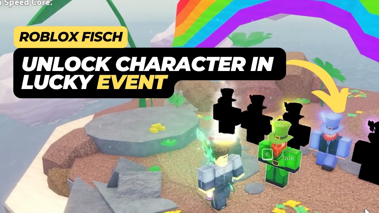How To Unlock Character In Lucky Event Roblox Fisch YouTube 