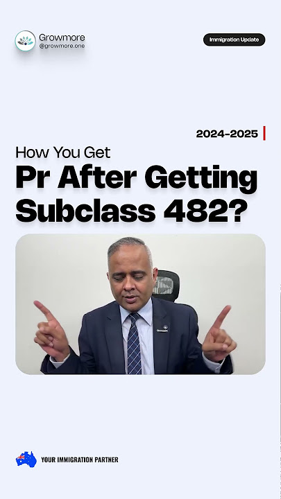 How You Get PR After Getting Subclass 482? 🌏🛤️