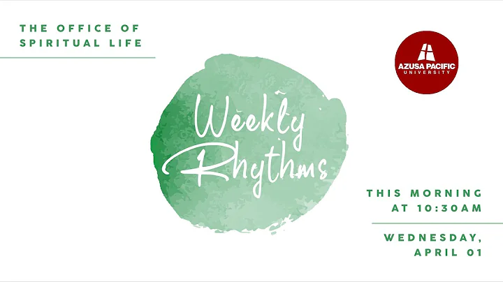 Weekly Rhythms: Spiritual Practices, Kelly Roth | ...
