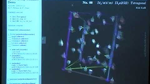 Space Group Visualizer, part 3: Life demo monoclinic to hexagonal