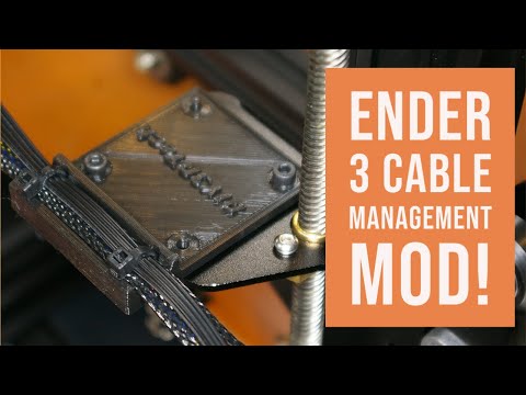 Ender 3 Modifications - Direct Drive Cable Management Plate!