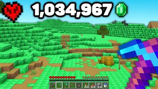 J'ai Collecté 1,034,967 Émeraudes sur Minecraft Hardcore