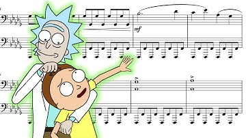 Rick and Morty Theme | Piano Sheet Music + Tutorial