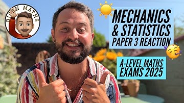 Gefeliciteerd! ☀️🥳 Reactie op papier 3: A-niveau wiskunde-examens 2025 [Edexcel] 📝