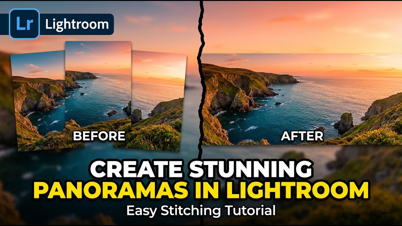 How to shoot and stitch Panos in Lightroom beginners