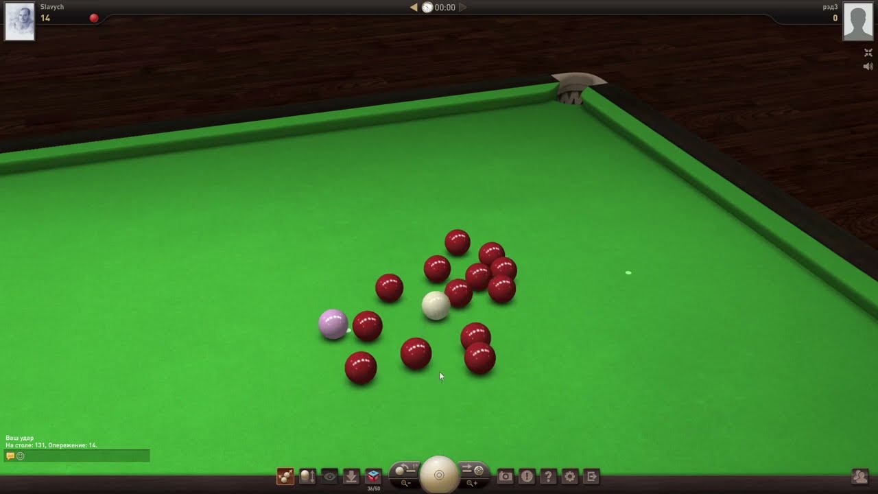 Billiards3D│Snooker (15 красных). ОДНО И ТО ЖЕ... ( #2