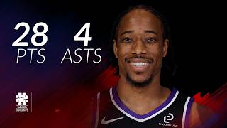 DeMar DeRozan 28 pts 4 asts vs Raptors 25/26 season Wealth