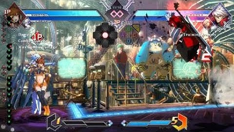 BLAZBLUE CROSS TAG BATTLE nu\makoto dp punish combo