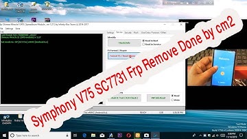 Symphony V75 SC7731 Frp Remove Done by cm2 dongle