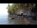 Lake Michigan Rock Hunting by Kayak in Norwood