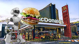 Робот официант в McDonald's \\ Happy Meal \
