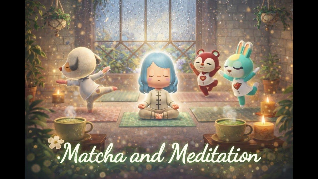 A Moment of Calm | ACNH Matcha Meditation | 1 Hour, No Ads | ASMR