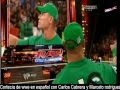 John cena segmento mas falso y el regreso de la bestia Brock Lesnar en español latino.wmv