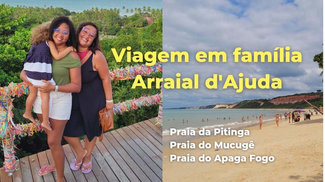 Arraial d'Ajuda / Praias da Pitinga, Mucugê e Apaga Fogo, Travessia Balsa para Porto Seguro.
