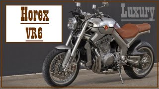 Luxury bike Horex VR6, V6 engine sound