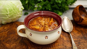🥣 I Use This White Cabbage Soup Like Medicine for My Stomach!