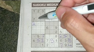 No manual needed for this Medium Sudoku puzzle (with a PDF file) 06-24-2019