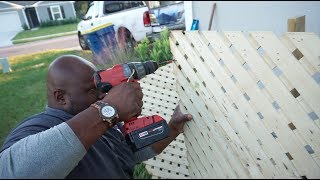 DIY Trash Can Enclosure Feat. Jord Watches | NeesieDoesiT