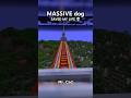 MASSIVE dog saved me #minecraft #roblox #gaming #shortsviral #actingchallenge #shorts