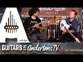 New sterling by music man axis guitars with rabea and pete