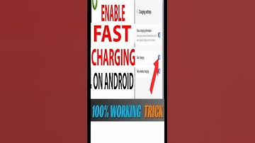 How to Enable Fast Charging in Android | Boost Charging Speed Instantly!  #androidfastchargingtricks