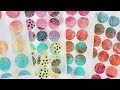 Make your own Stickers - Gelli Printed Labels (great for your Planner or Bullet Journal)